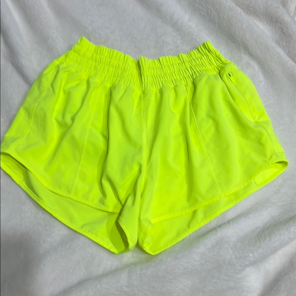 Neon Yellow Athletic Shorts